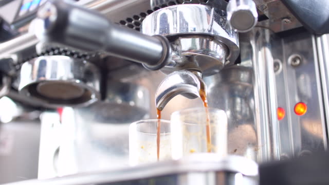 Pulling A Shot of Espresso, Espresso Machine