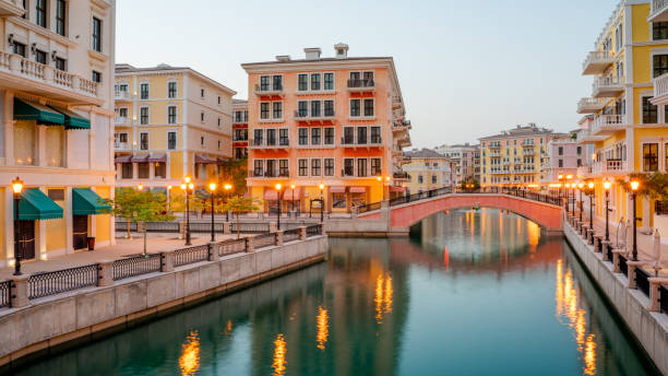 istock Qanat Quartier at the Pearl in Doha, Qatar 1268032435