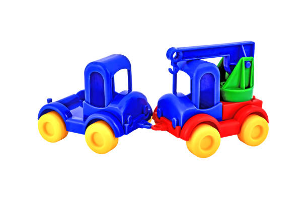 istock Color toy car. Isolated on white background 1268039417