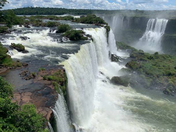istock Iguazu falls from the Brazilian side 1268039424