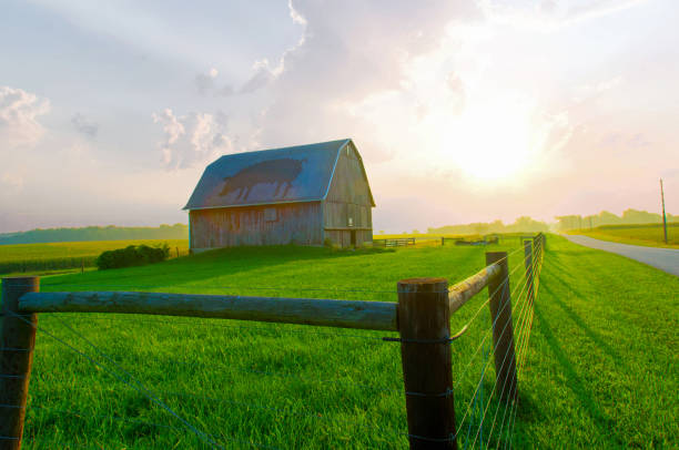 istock Barn at sunrise-Howard County Indiana 1268041552