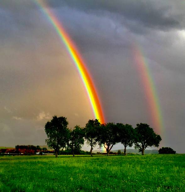 istock Rainbow, Pregarten, Upper Austria, Europe, Sunday 23 Aug 2020 19:20 1268057792