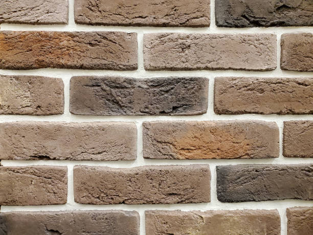 istock The background of the wall is a red brick surface. Abstract wall background 1268058605