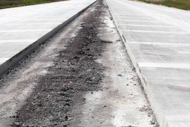 istock construction of a new road from concrete 1268069430
