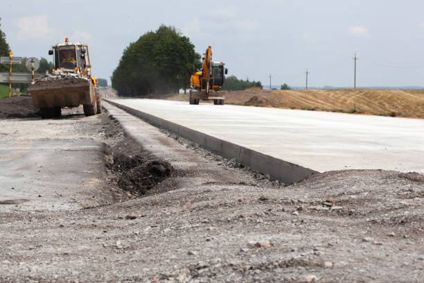istock construction of a new road from concrete 1268069432