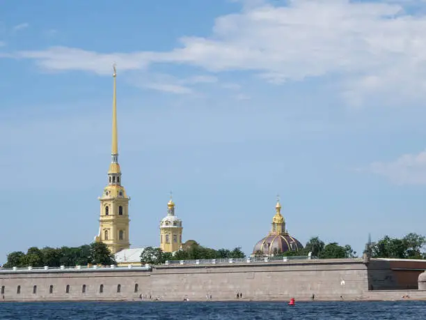 Peter-Pavel's Fortress in St. Petersburg, Russia