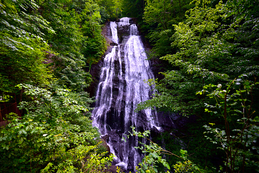 Guzeldere waterfalls in nature, Duzce, Turkey