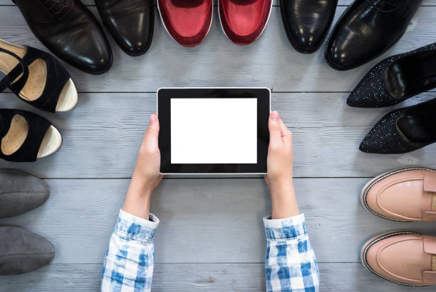 istock Footwear store. 1268078403