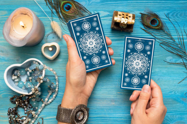 Tarot cards. stock photo