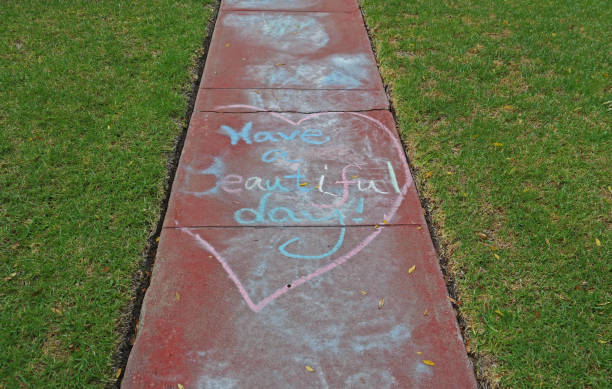 istock Sidewalk Chalk Art - Have a Beautiful Day 1268089475