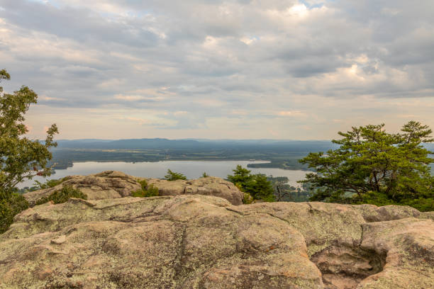 istock Hilltop View Toward Rural Alabama Lake 1268110986