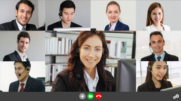 istock Business people group meeting in video conference 1268118649