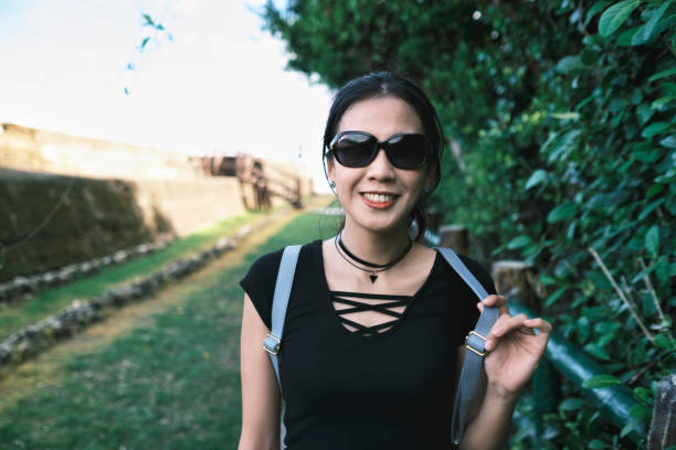 istock woman traveling in Taiwan 1268120870