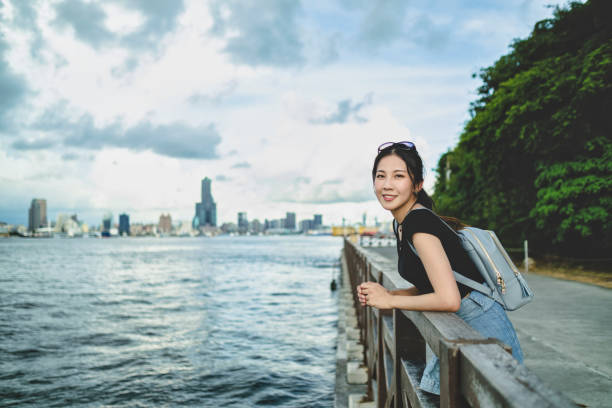 istock woman traveling in Taiwan 1268120885