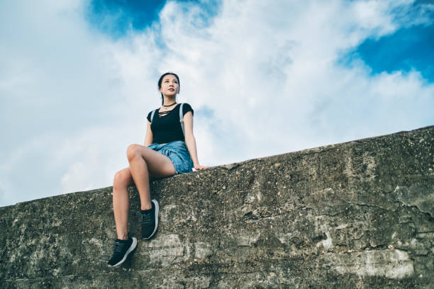 istock woman traveling in Taiwan 1268120919