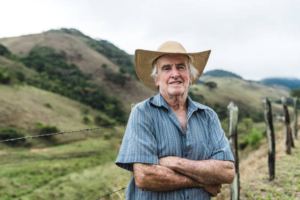 istock Portrait of a farmer 1268121972