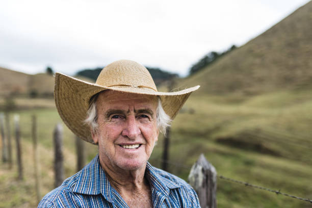 istock Portrait of a senior farmer 1268121978