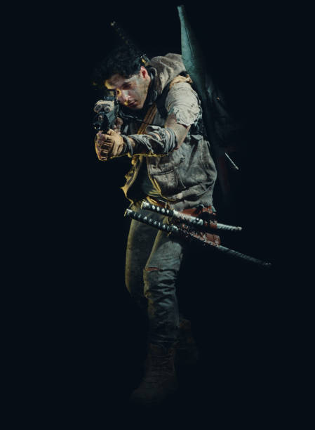 istock Studio concept shot of people living in post-apocalyptic. 1268123450