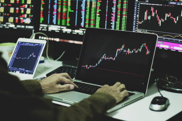 istock Stock exchange market concept 1268137422