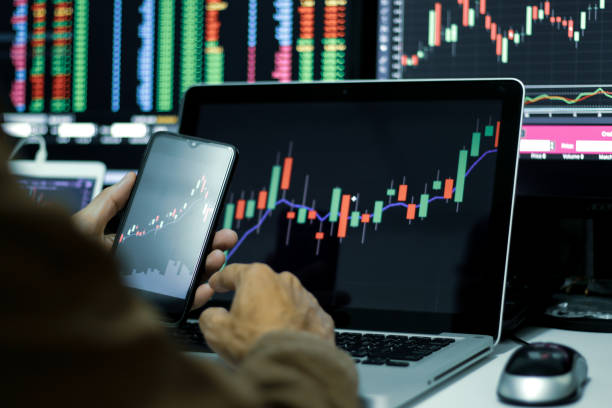 istock Stock exchange market concept 1268137528