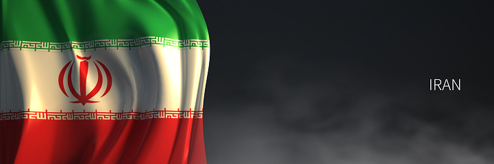 3d Rendering of Middle East Countries Flag.