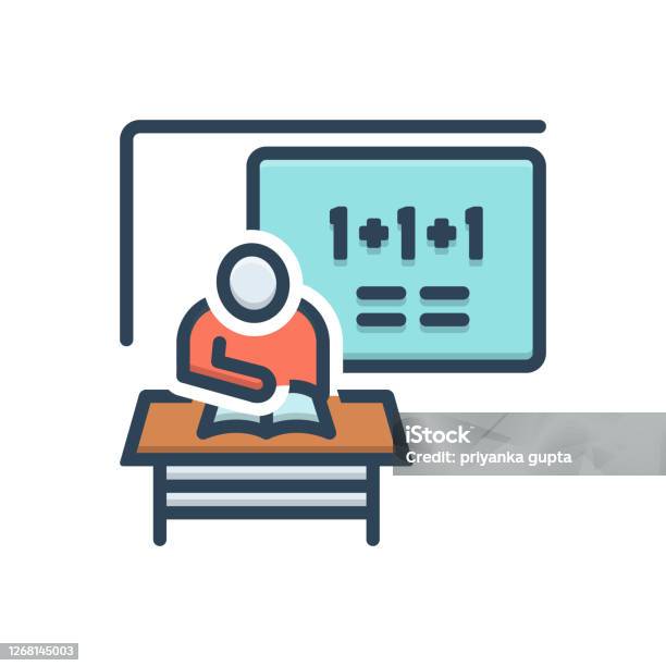 Classwork Square Stock Illustration - Download Image Now - Book ...