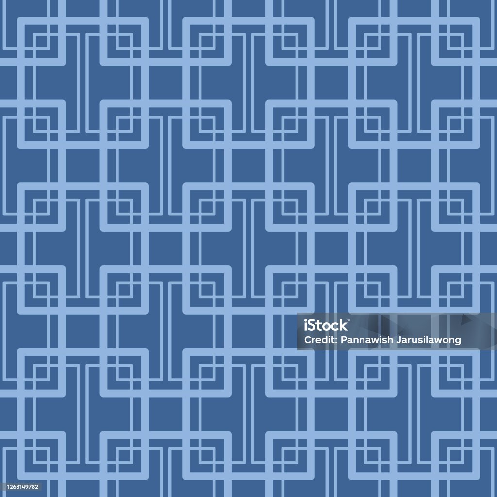 Japanese Square Pattern Japanese Overlap Square Vector Seamless Pattern Stock Illustration ...