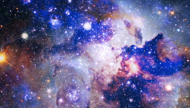 istock Cosmic space and stars, blue cosmic abstract background. Nebula and stars in deep space. Elements of this image furnished by NASA. 1268158627
