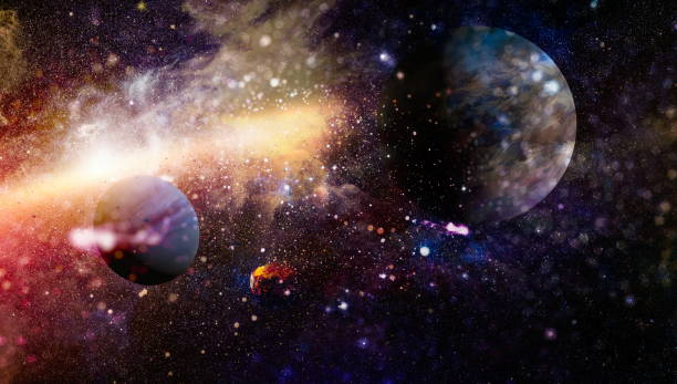 istock Cosmic space and stars, blue cosmic abstract background. Nebula and stars in deep space. Elements of this image furnished by NASA. 1268159180