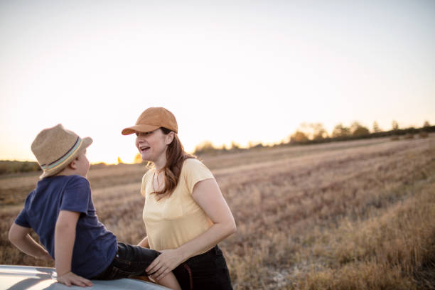 istock Mother and son on a road trip 1268162413