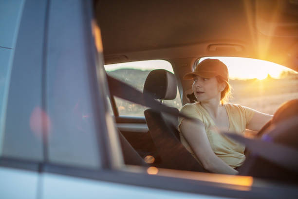 istock Woman on the road trip 1268162681