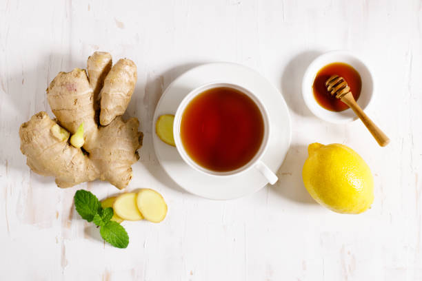 istock ginner tea with fresh lemon and honey 1268172523