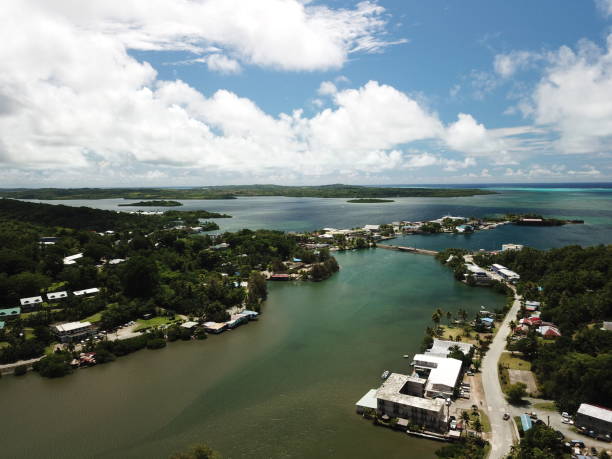 istock Colonia city in Yap state, Micronesia 1268174146