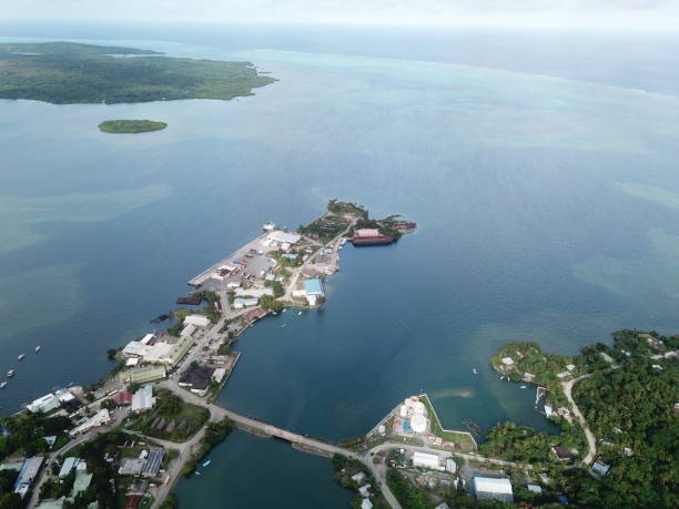 istock Colonia city in Yap state, Micronesia 1268174183
