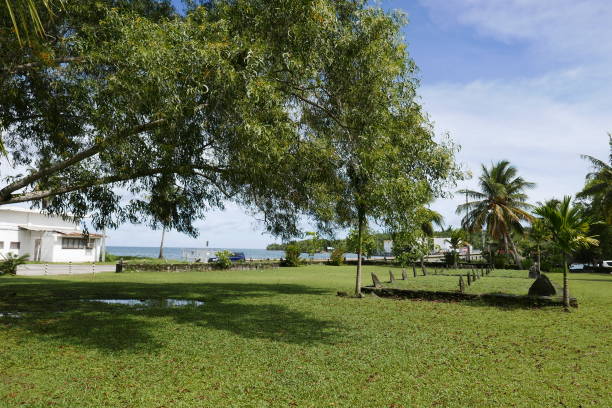 istock Colonia city in Yap state, Micronesia 1268174221