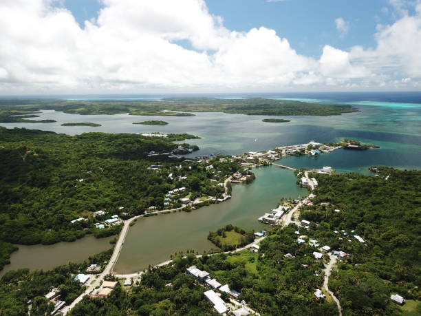 istock Colonia city in Yap state, Micronesia 1268174315