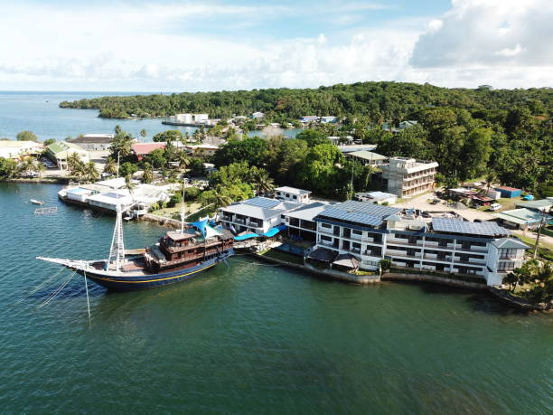 istock Colonia city in Yap state, Micronesia 1268174561