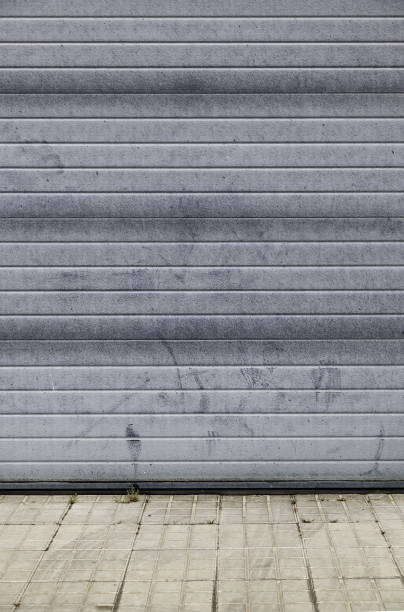 istock Metal garage door 1268175535