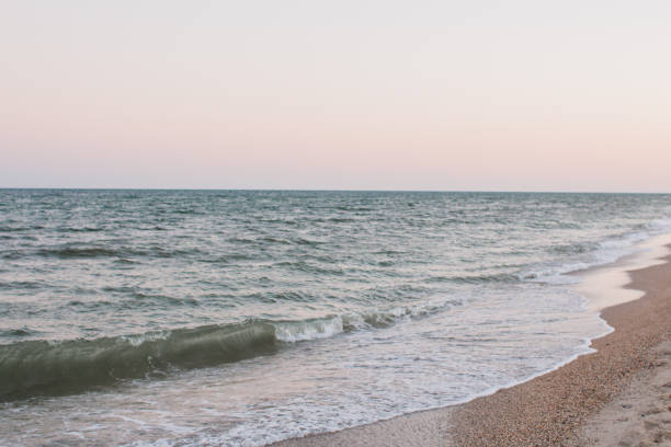 istock sandy sea beach in the evening 1268177446