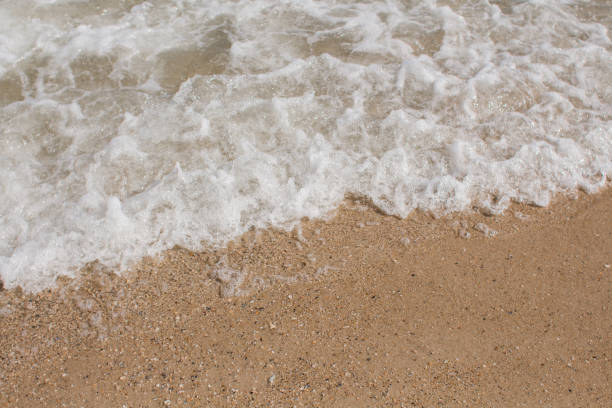 istock sea waves on a sandy shore in the afternoon 1268180615