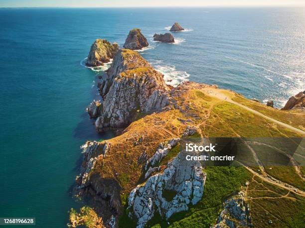 Scenic View Of Crozon Peninsula One Of The Most Popular Tourist Destinations In Brittany France Stock Photo - Download Image Now