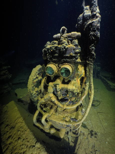 istock Famous wreck ship Fujikawa maru in Truk lagoon 1268196703