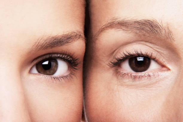 istock Two Beautiful Women faces together 1268197407