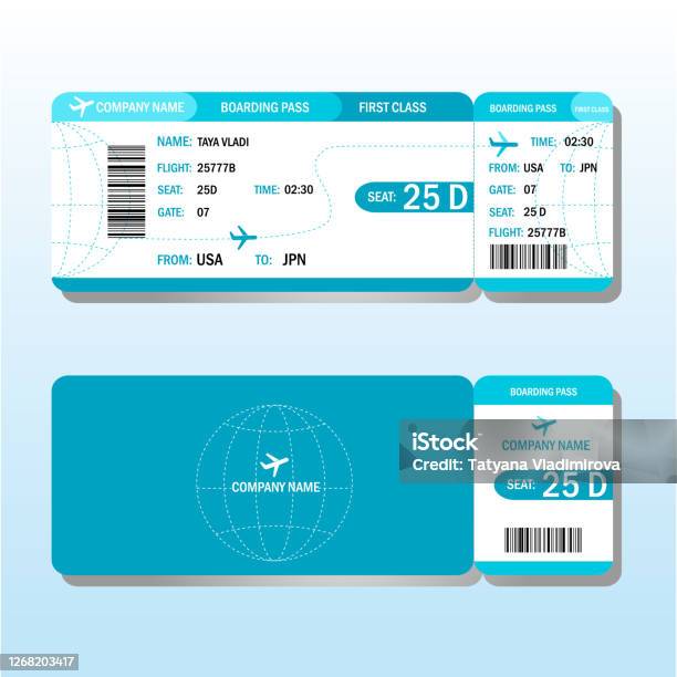 機票設計範本向量圖形及更多機票圖片 - 機票, 模板, 矢量圖 - iStock