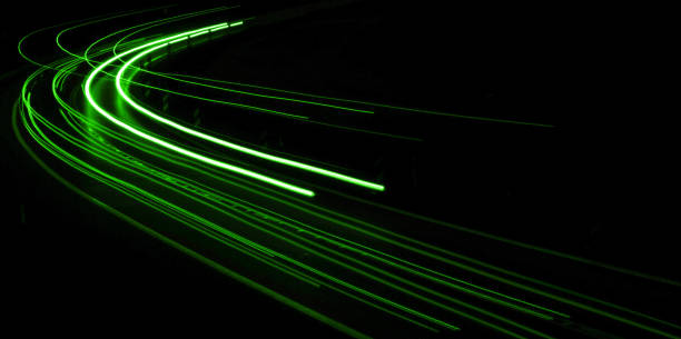istock abstract green car lights at night 1268204918
