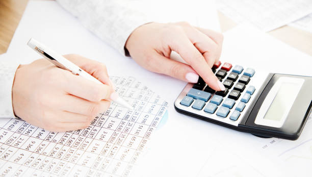 istock Business men looking at charts, spreadsheets, graph financial development, bank accounts, statistics, economy, data analysis, investment analysis, stock exchange 1268206558