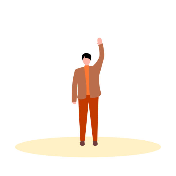 Man Waving Vector 170+ Man Waving Street Stock Illustrations, Royalty-Free Vector ...