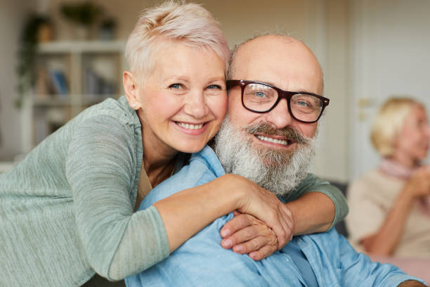 istock Happy senior couple 1268230858