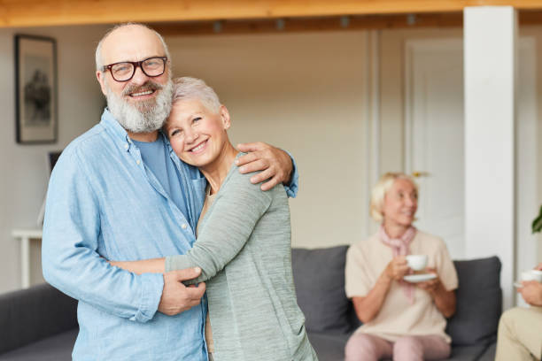 istock Happy senior couple 1268230996