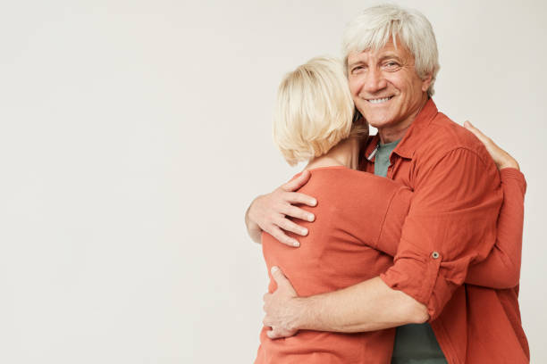 istock Mature couple embracing 1268231007